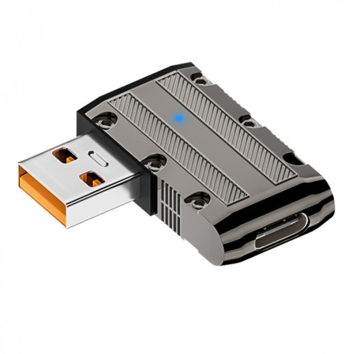 Adaptateur mécanique USB 3.1 Gen2 vers Type-C 10 Gbit/s 120 W, style : courbure latérale SH5601208-37
